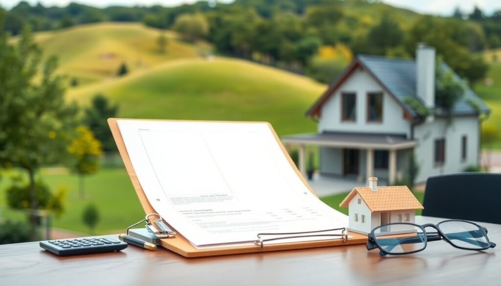 Wertermittlung einer Immobilie in Solingen mit Haus in Hanglage und Bewertungsunterlagen